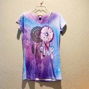 Sun shirt graphic tee 💜🌈